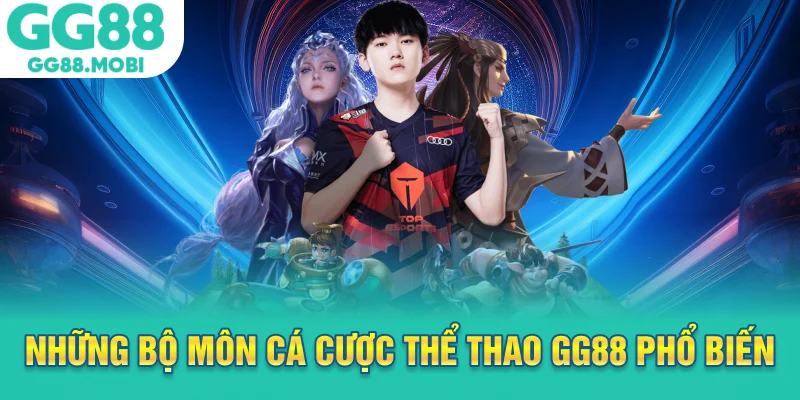 Những bộ môn cá cược thể thao GG88 phổ biến nhất